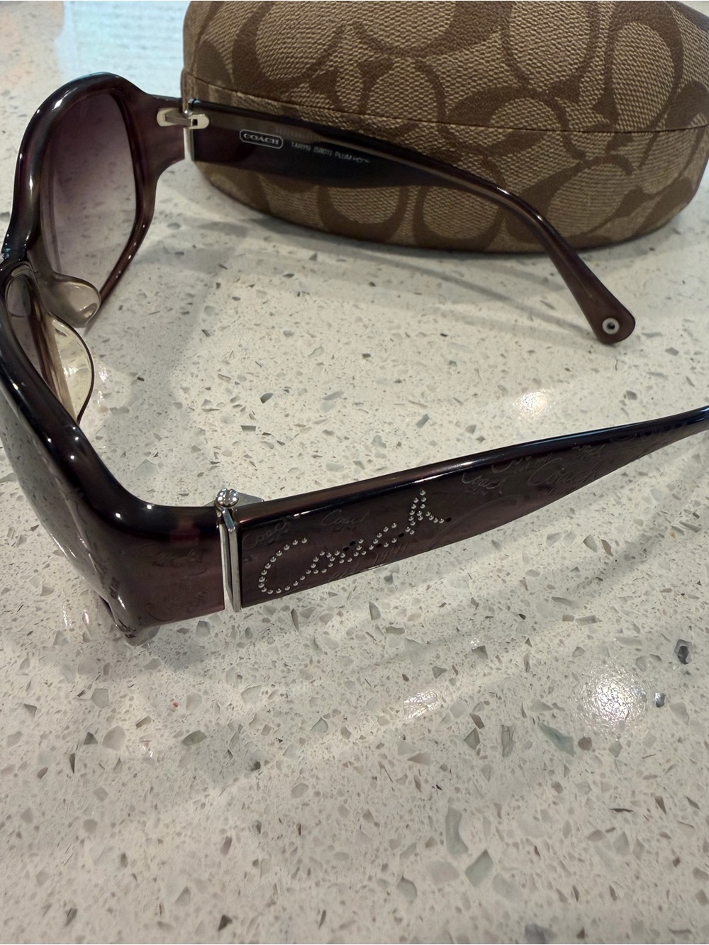 Coach dark purple sunglasses - Picture 2 of 8